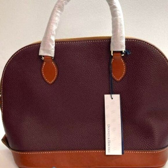 Dooney & Bourke Zip Zip NWT pebbled grain leather satchel handbag - Picture 2 of 14